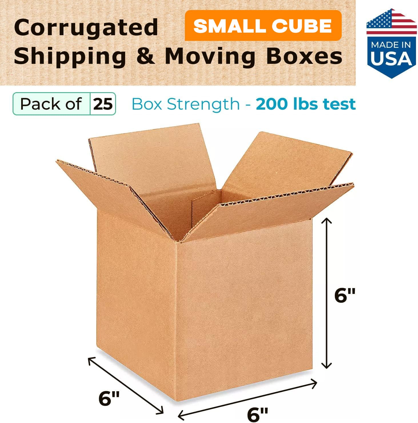 Snapklik.com : IDL Packaging B-666-25 Packaging Cube Corrugated ...