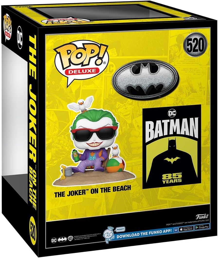 Funko Pop Deluxe: Batman's 85th Anniversary - The Joker on The Beach - Collectable Vinyl Figure - Gift Idea - Official Merchandise - Toys for Kids & Adults - Superheroes Fans