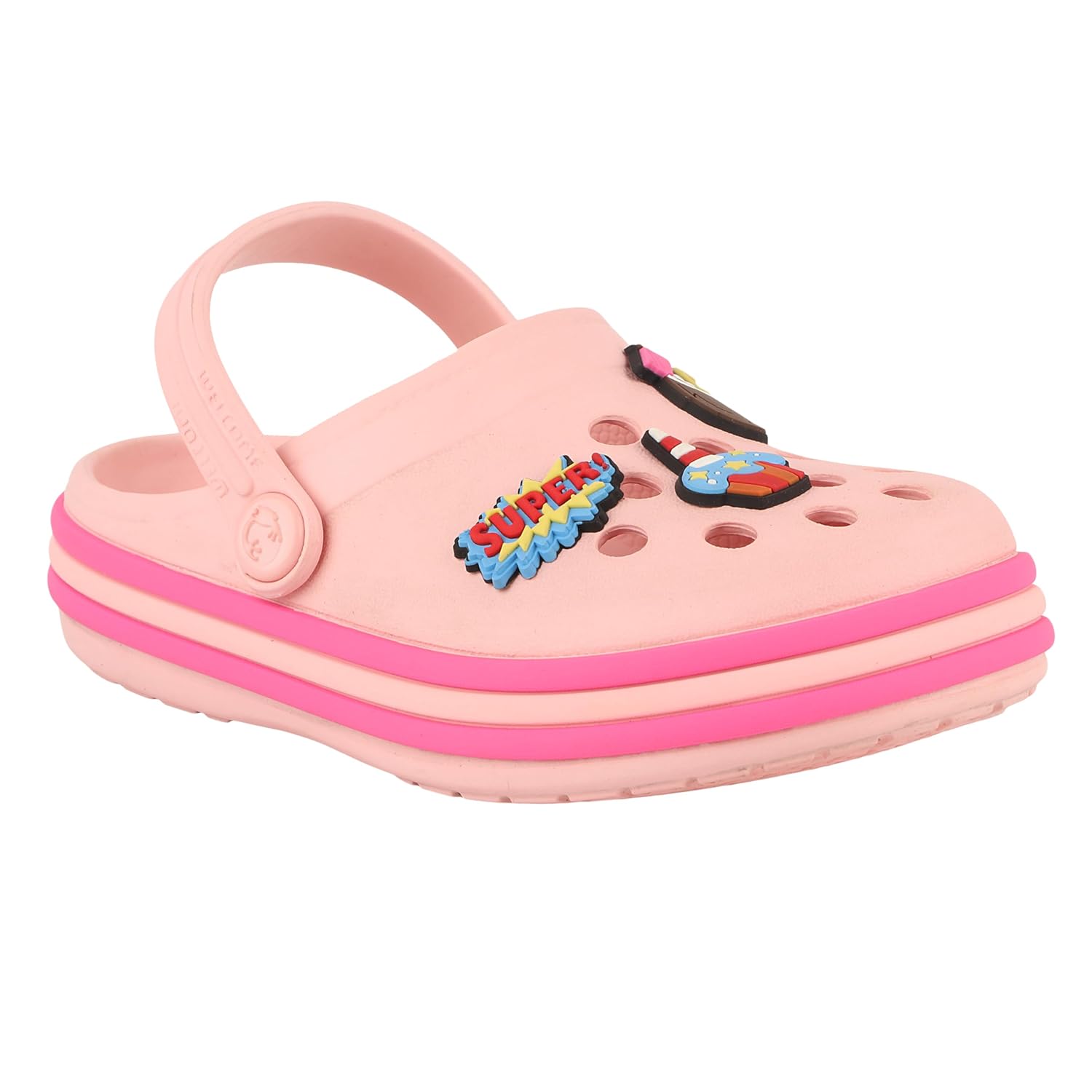 NEOZ Casual Slingback Clogs for Kids with Soft Sole | Slip-On Breathable, Lightweight | Comfortable & Durable | Stylish Indoor & Outdoor Sandals Clogs for Kids