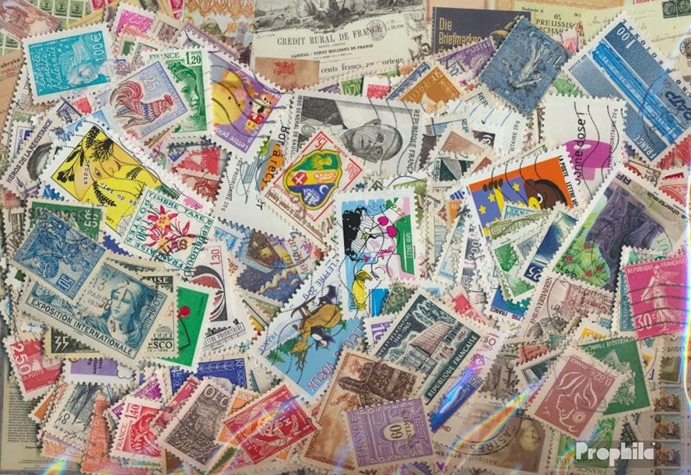 Prophila Collection France 800 Various Stamps (Stamps for Collectors)