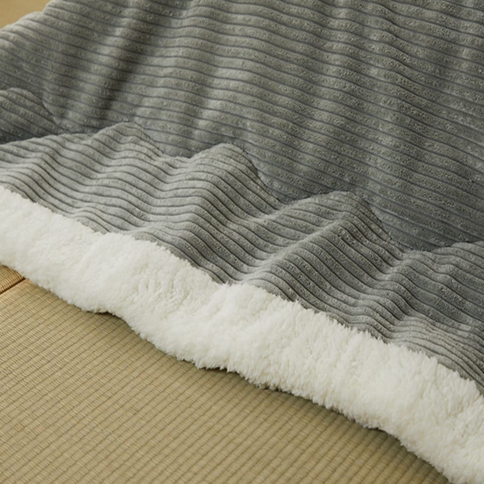 Stół grzewczy składany do przechowywania Tatami stolik kawowy Zimowe domowe stoły grzewcze Stół grzewczy + kołdra + dywan + grzejnik，Black-75x75x41cm