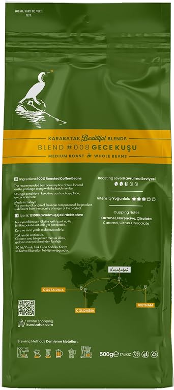 Cormorant Beautiful Blends Night Owl Bean Coffee 500 g