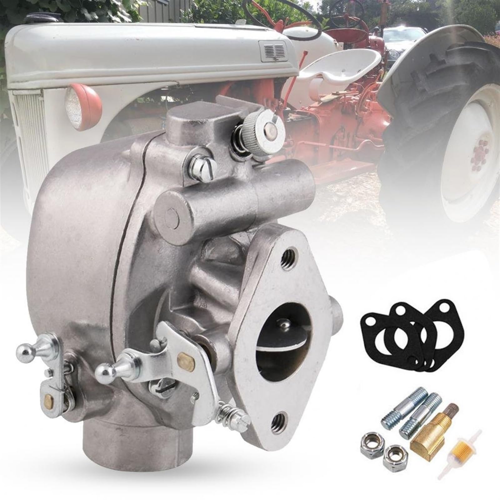 Carburateur Carburateur de remplacement robuste pour tracteur pour Ford 8N 9N 2N, 8N9510C 9N9510A B3NN9510A