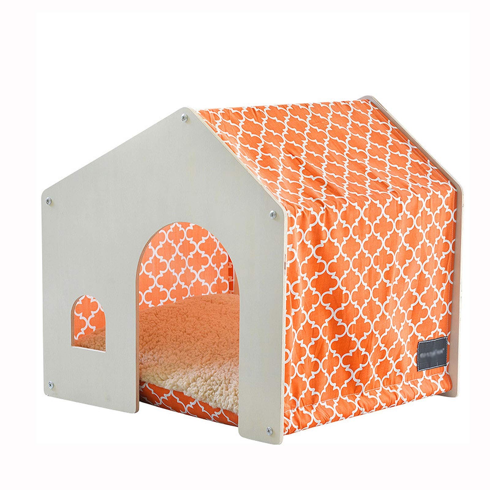 Niche dôme pour animaux de compagnie avec tapis amovible haute densité