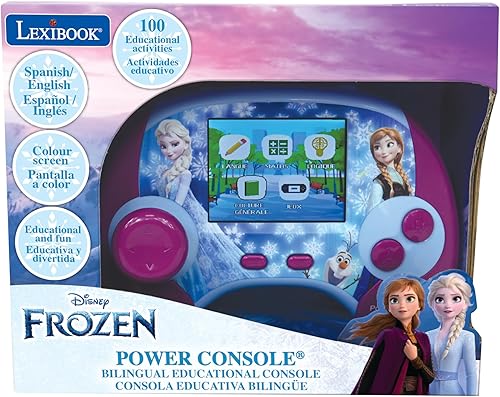 Vista 23 de Lexibook Power Console - Consola de juegos bilingüe educativa con 100 actividades, inglés/español, JCG100i2