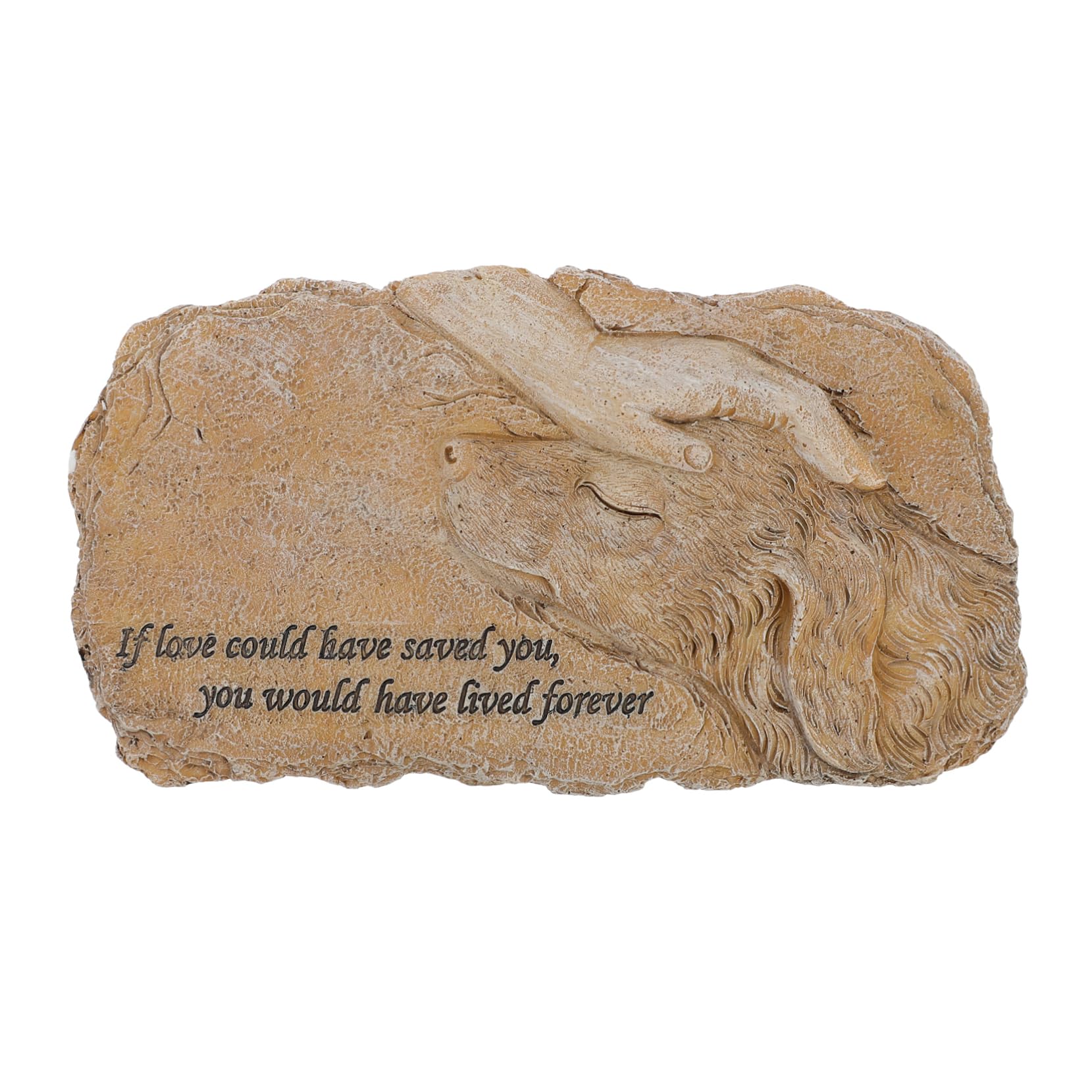 Monument funéraire pour animaux extérieur avec vitrage photo étanche anti-jaunissement