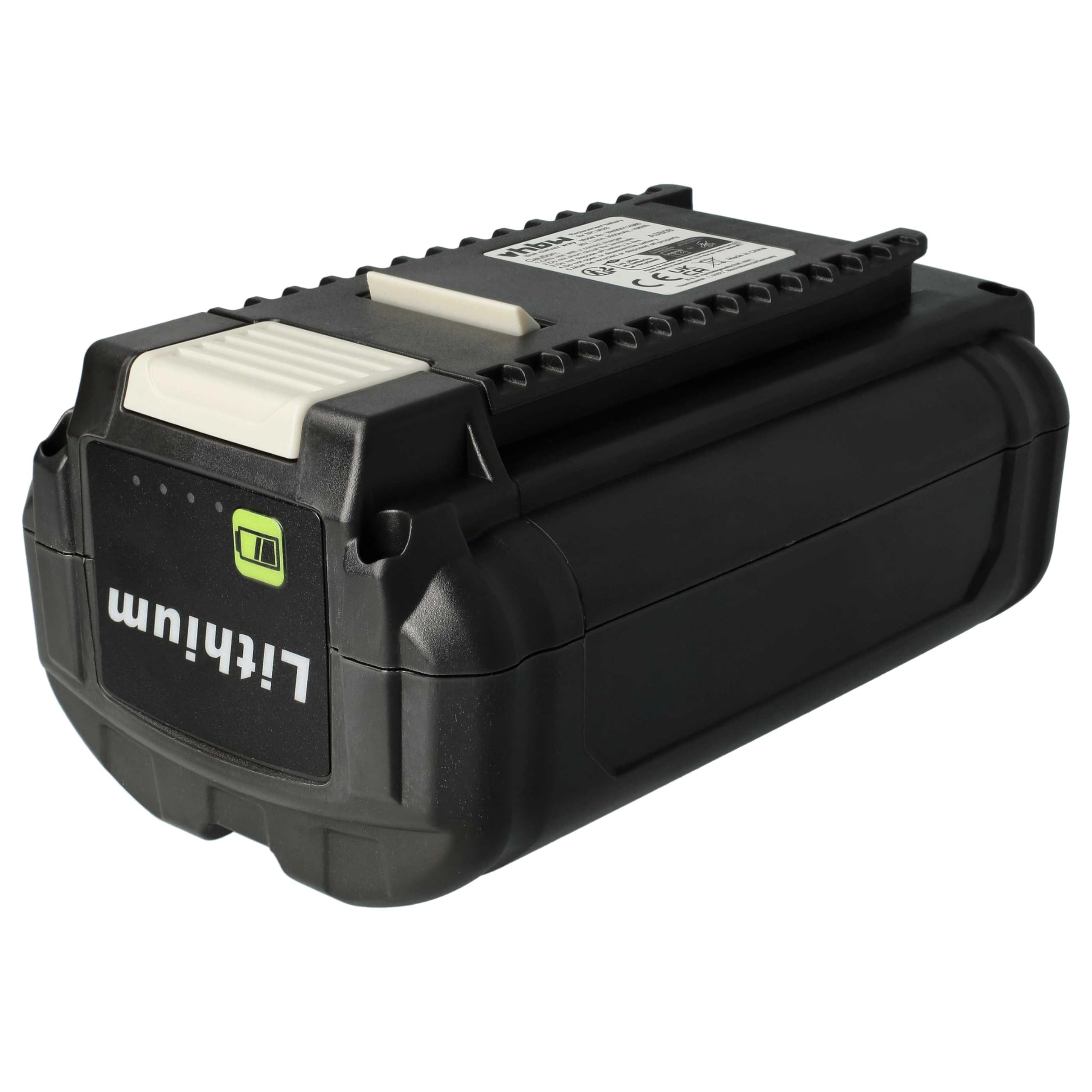vhbw batteria compatibile con Ryobi RHT36C60R15, RCS36X3550HI, RHT36C5525, RLM36X40H, RLM36X40H40 utensile (3000 mAh, Li-Ion, 36 V)