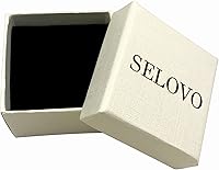 Vista 5 de SELOVO Broche redondo de cristal austriaco rojo verde plateado corona