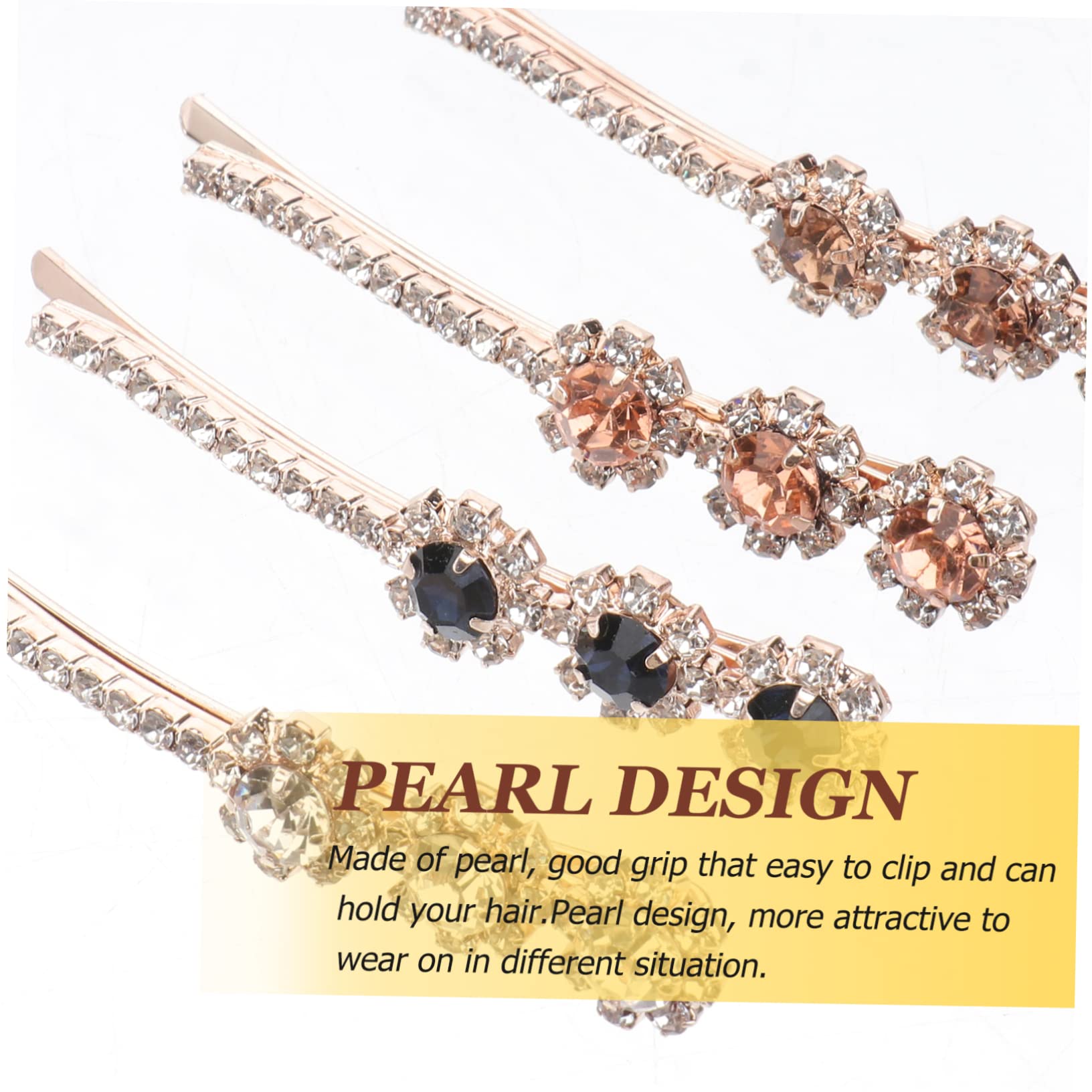 minkissy 24pezzi Fermagli Per Eleganti Perla Per Donne e Ragazze Clip Per Di Moda Vari Giallo Bianco Accessori Versatili Per Ogni Stile Di Acconciatura