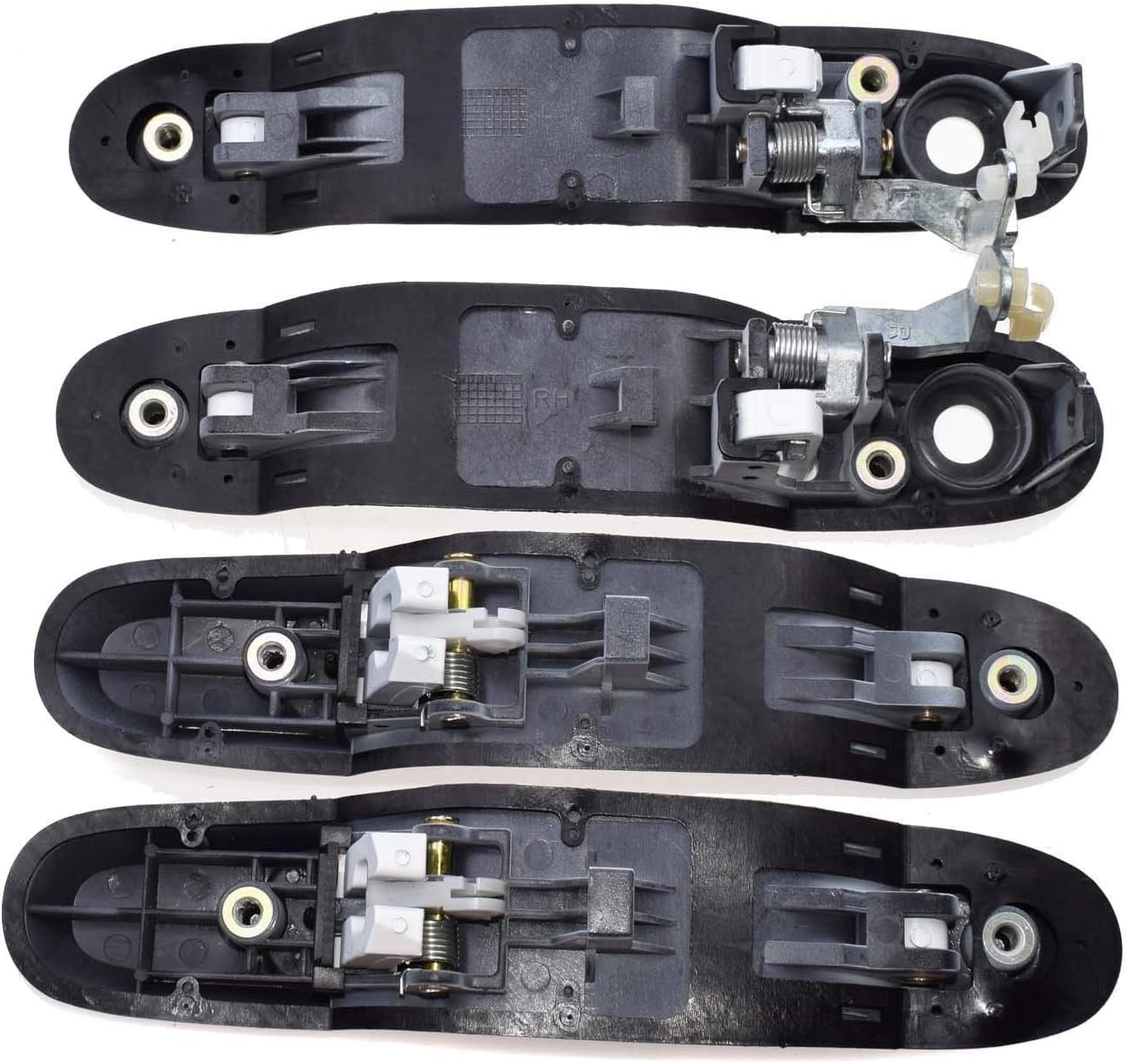8080 Exterior Outside 040 White Door Handle for 1998-2003 Toyota Sienna Front Left/Front Right/Rear Left/Rear Right
