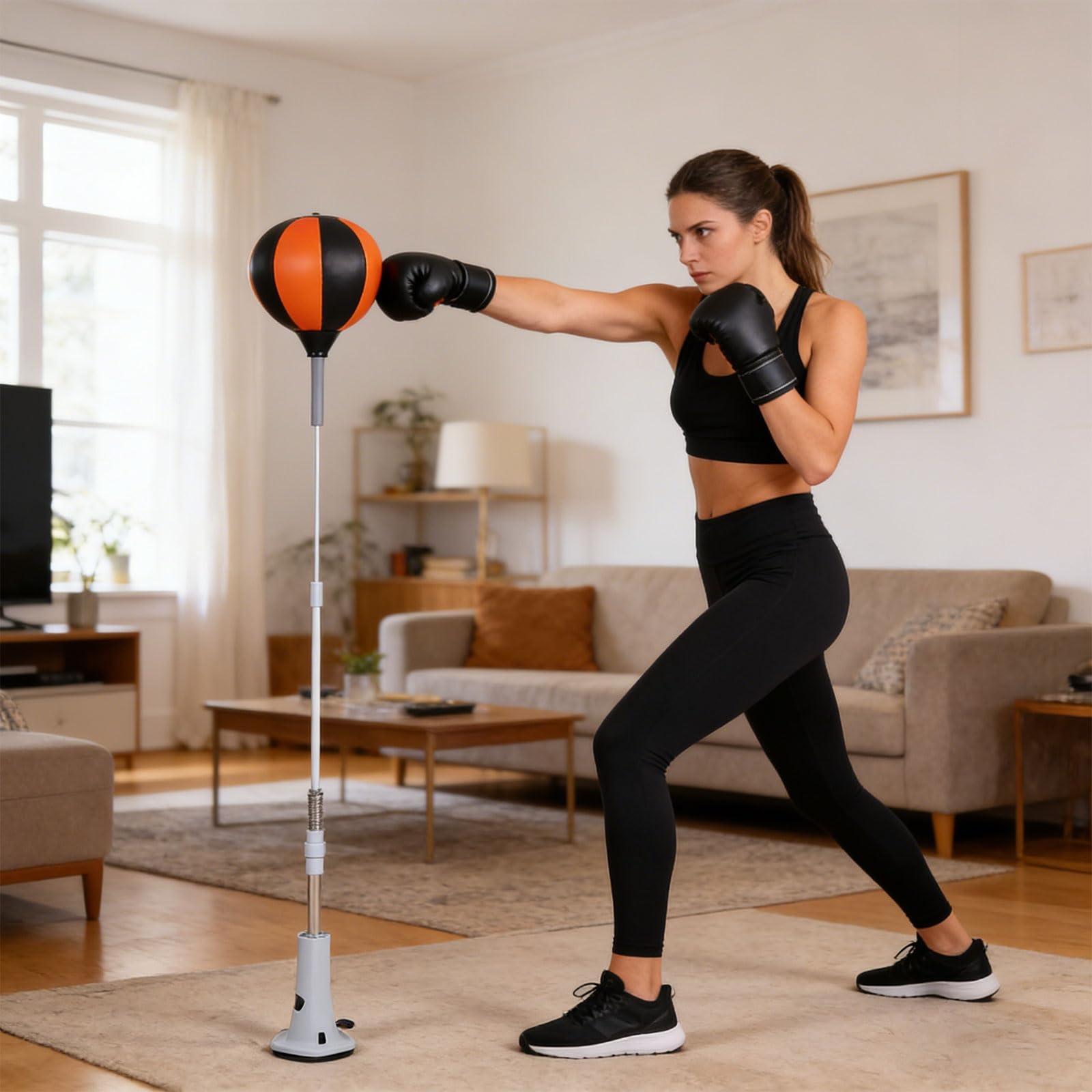 Velocidad de boxeo ajustable con rebotes rápidos para entrenamiento en casa, adolescentes y adultos, pelota de velocidad de boxeo