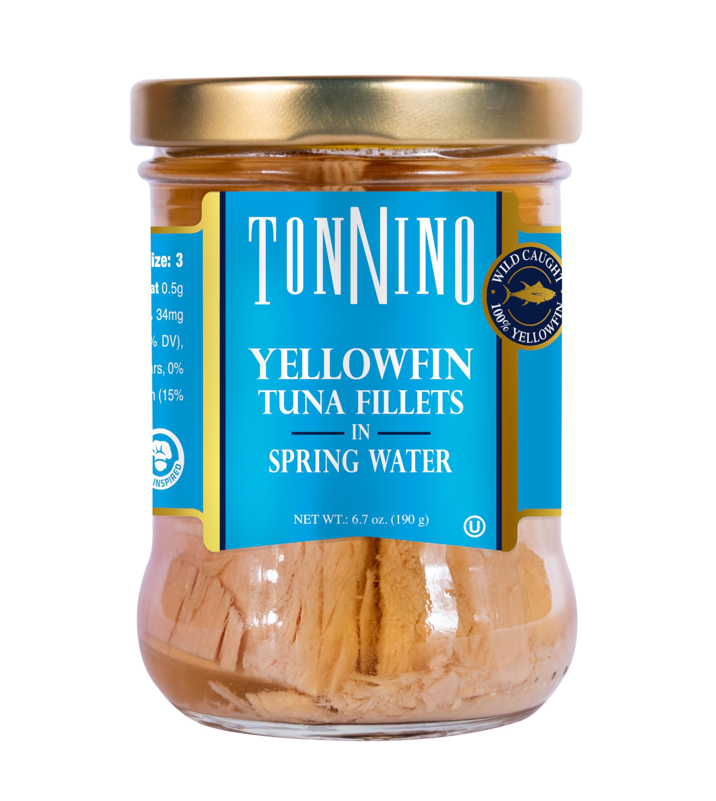Tonnino Tuna Fillet in Water, 6.7 oz