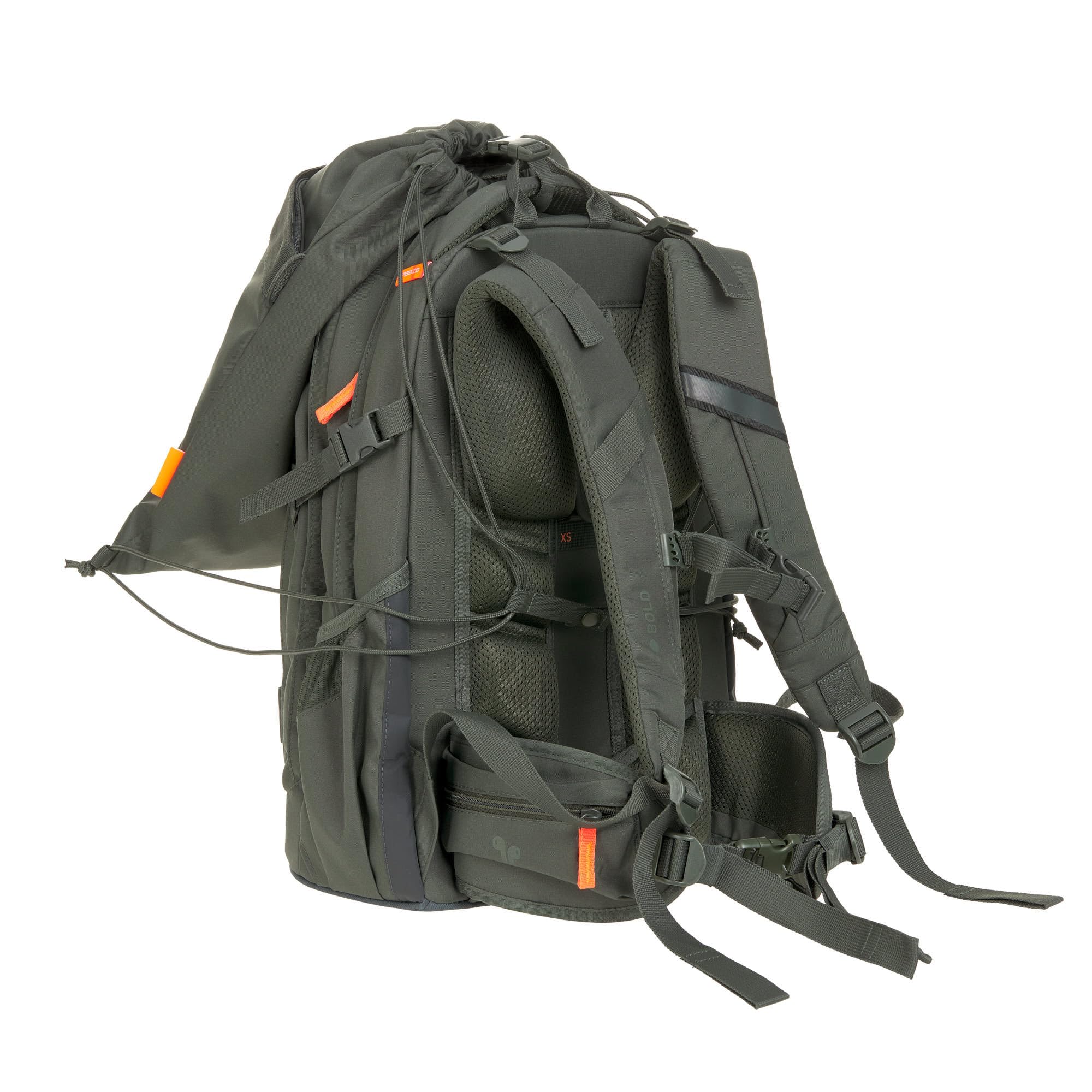 LÄSSIG Dziecięcy worek sportowy z funkcją plecaka/School String Bag Bold Dark Olive, oliwkowy, Nowoczesny