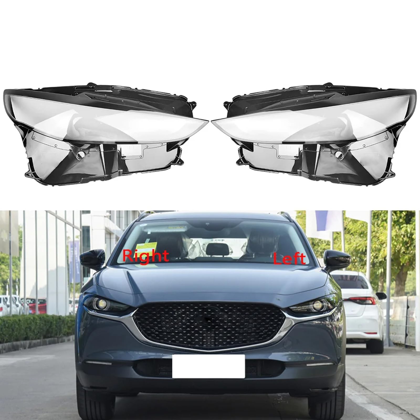 マツダ MAZDA CX-30 右ヘッドライト Pair! For 2020-2024 Mazda CX-30 2.5S Left+Right SideLED