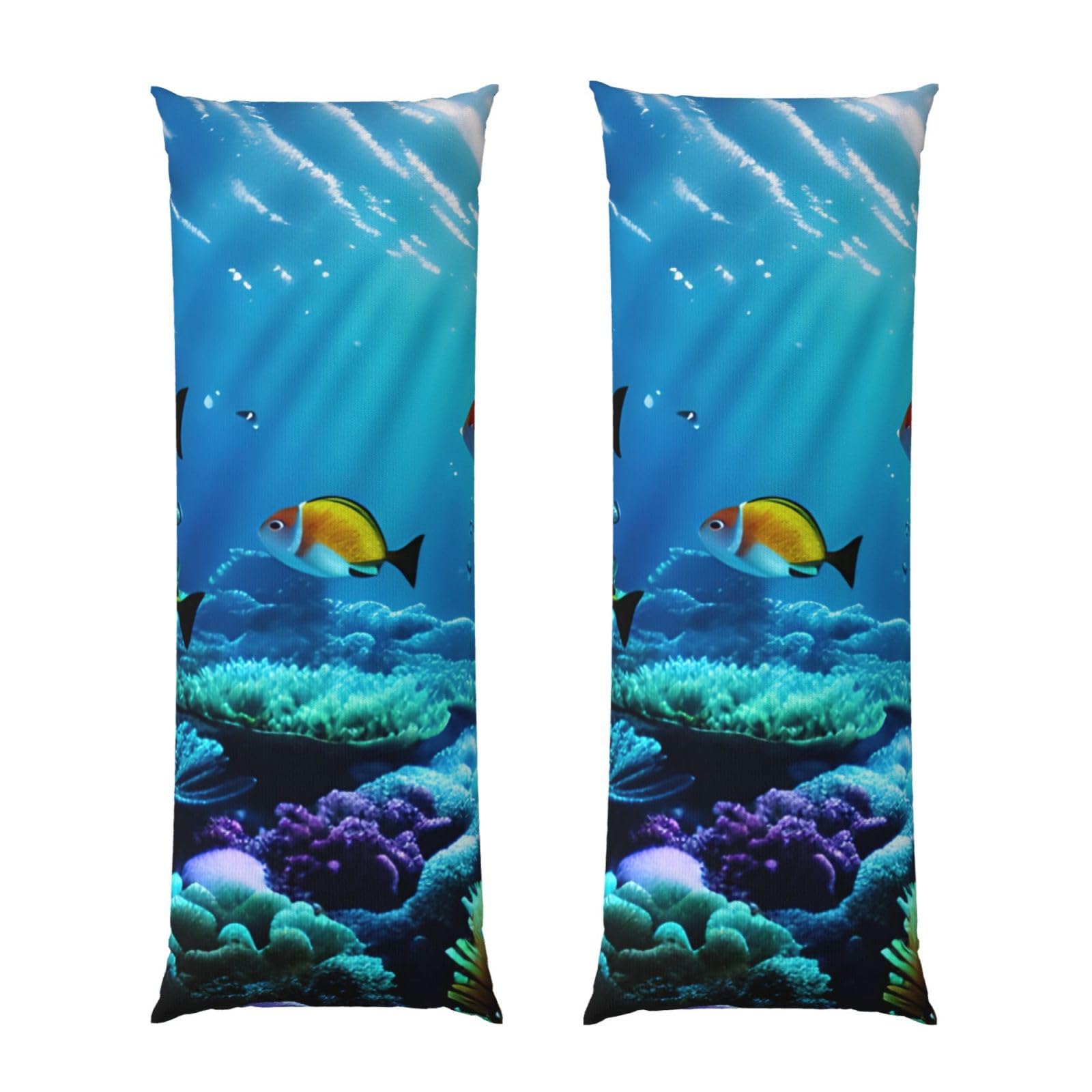 Housse de coussin de corps mer taie d'oreiller esthétique pour lit