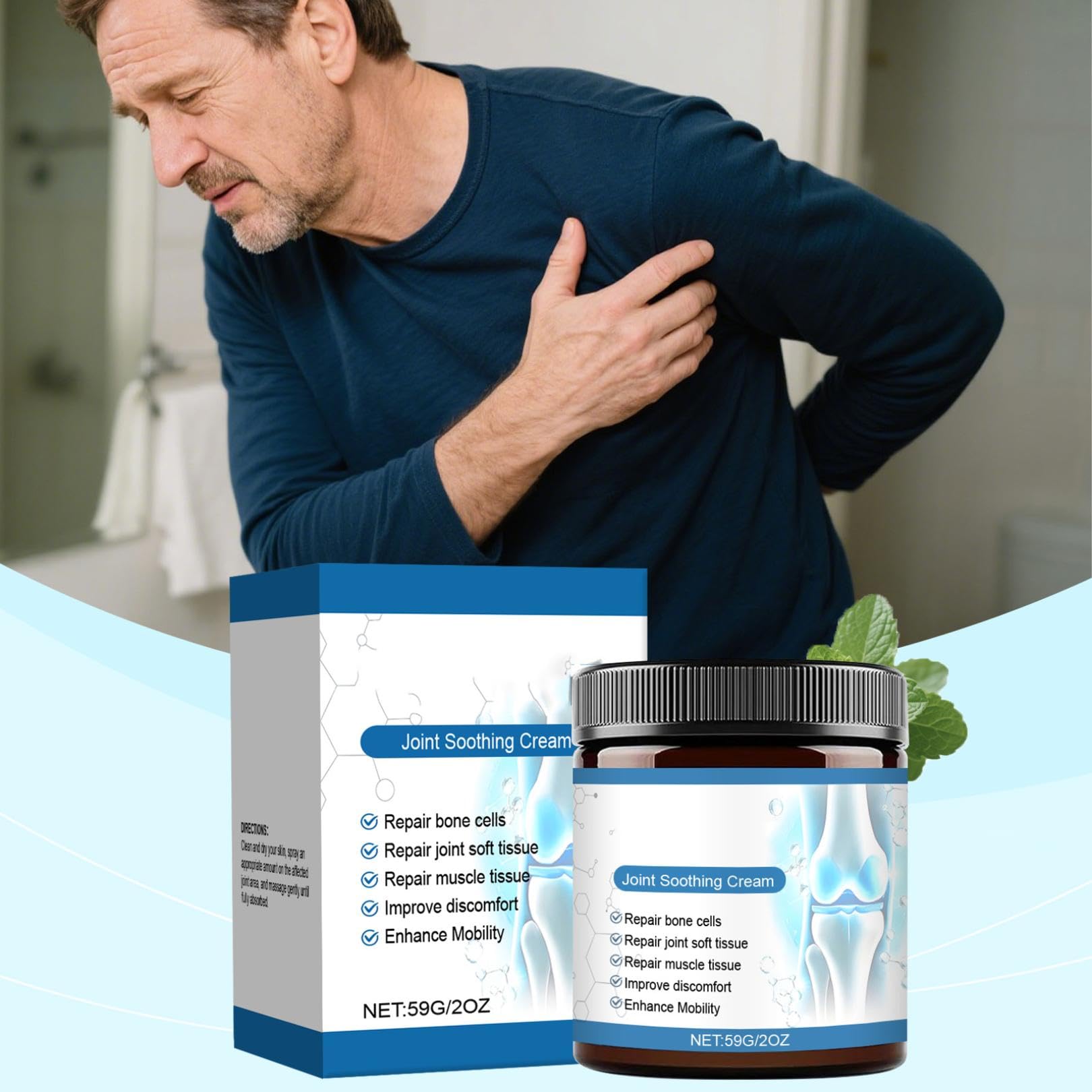 Picdo BPC-157 Healing Joint Cream,Non-Greasy & Fast Absorbing,Effectively  Improve 𝗝𝗼𝗶𝗻𝘁 discomfort, for Back, Neck, Hands, Knee (2 Jars) :  Amazon.ca: Health & Personal Care