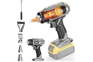 Pistola de calor inalámbrica con batería de litio Dewalt 20v, pistola de...