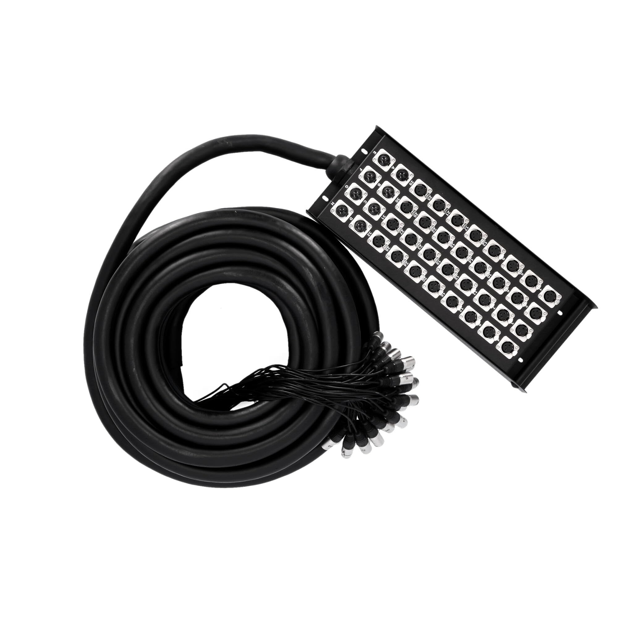 Adam Hall Cables K 40 C 30 - Câble Multipaire avec Boîtier de Scène 32/8 30 m