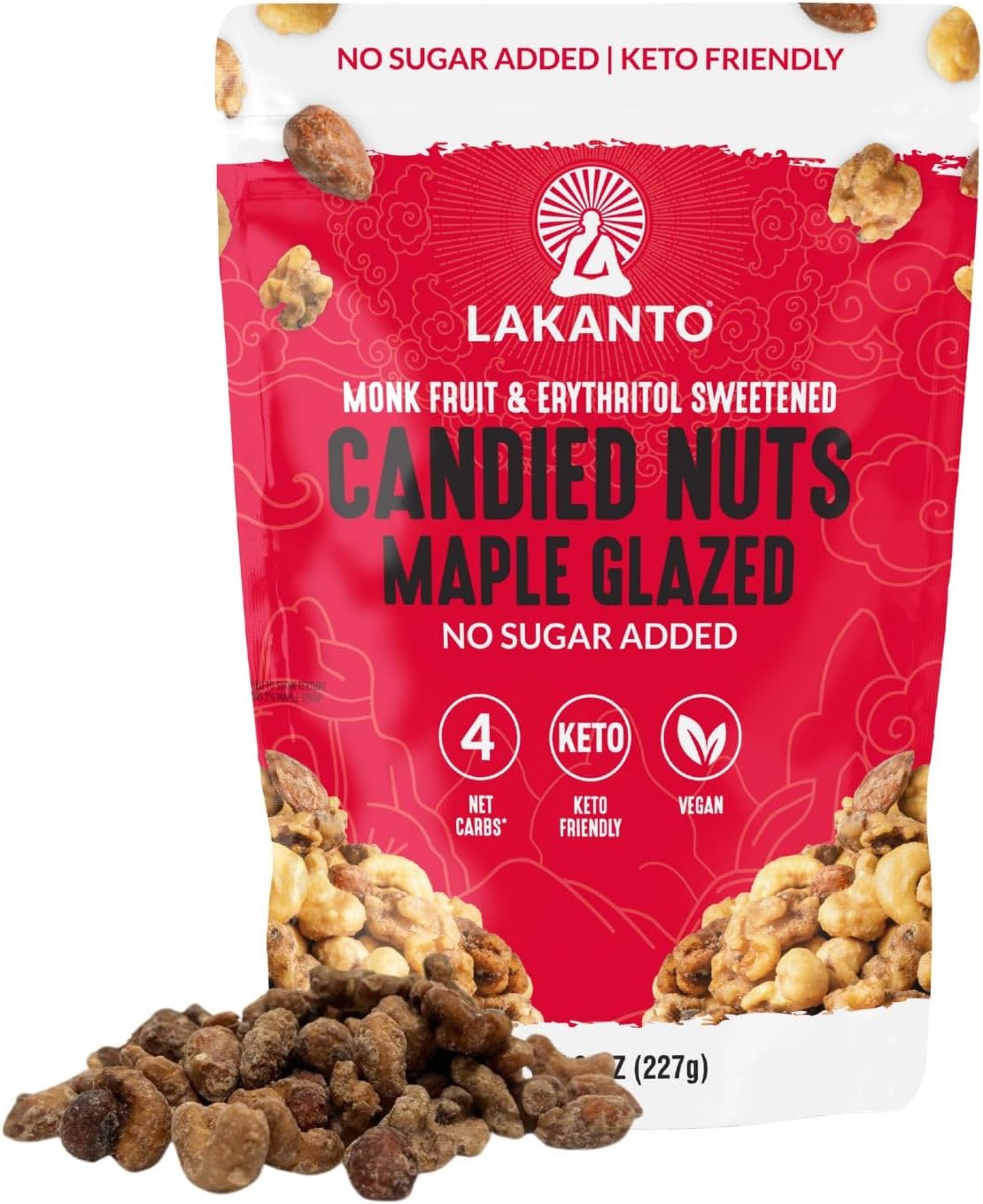 Mixed Candied Nuts Maple Glazed