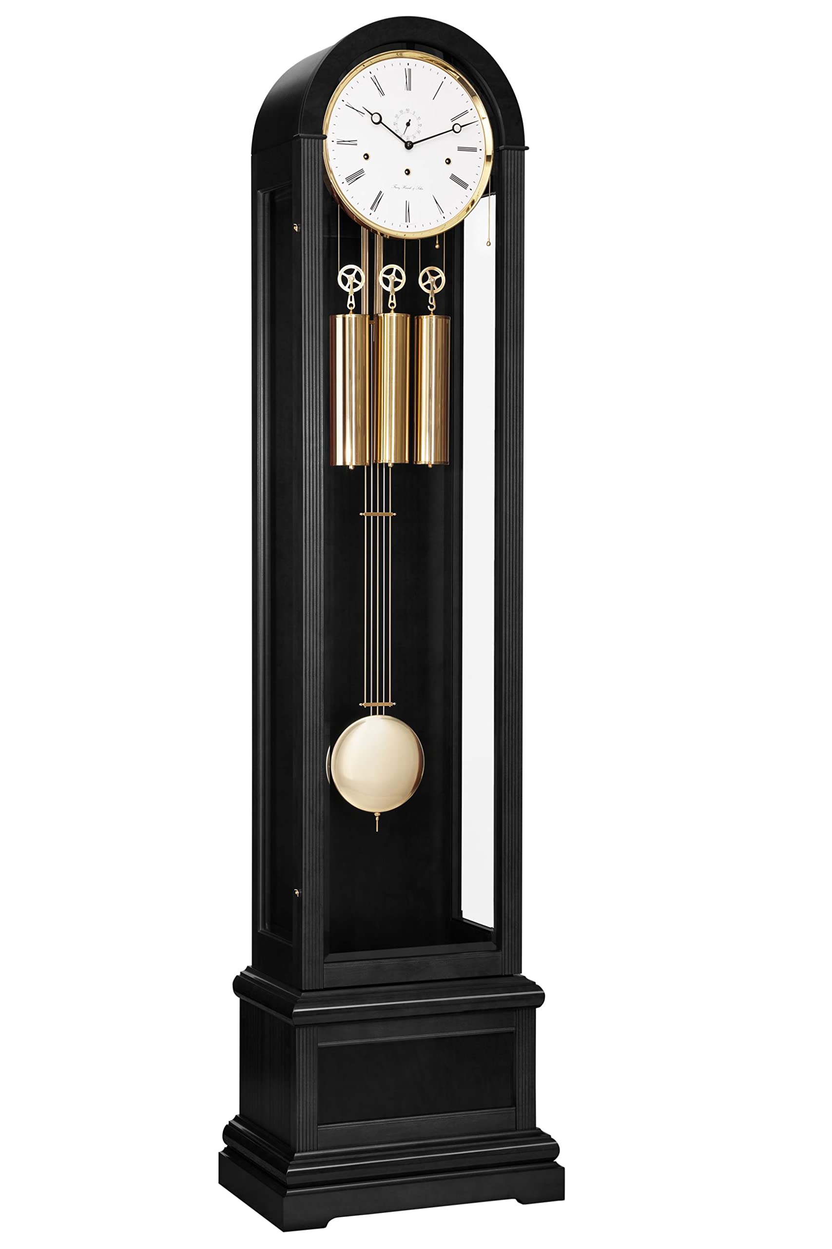 Hermle Exklusive Standuhr Charlotte Standuhr Schwarz Mechanisch 193cm- 01087-740461