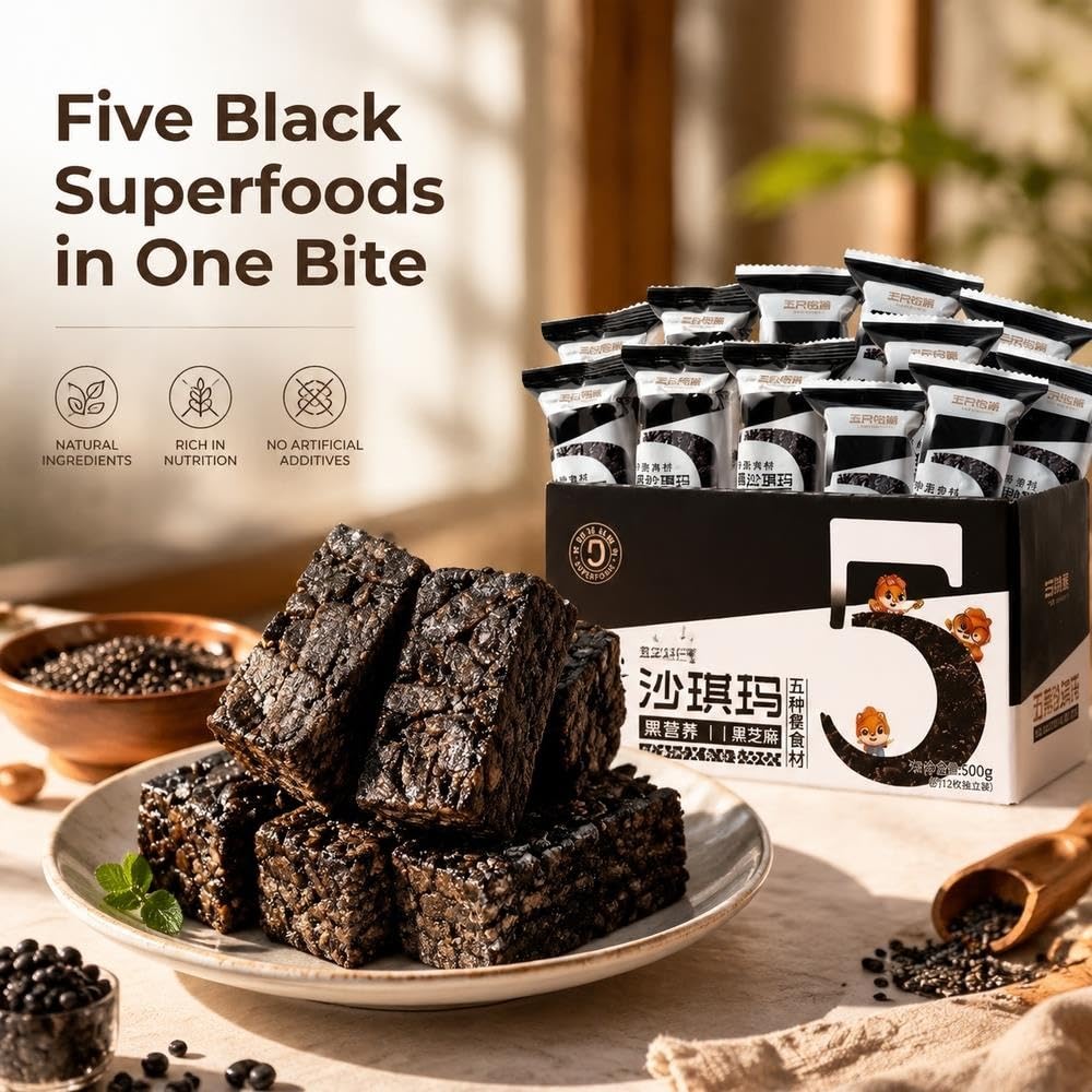 Snack Suave Crujiente Grano Negro Caja 500g