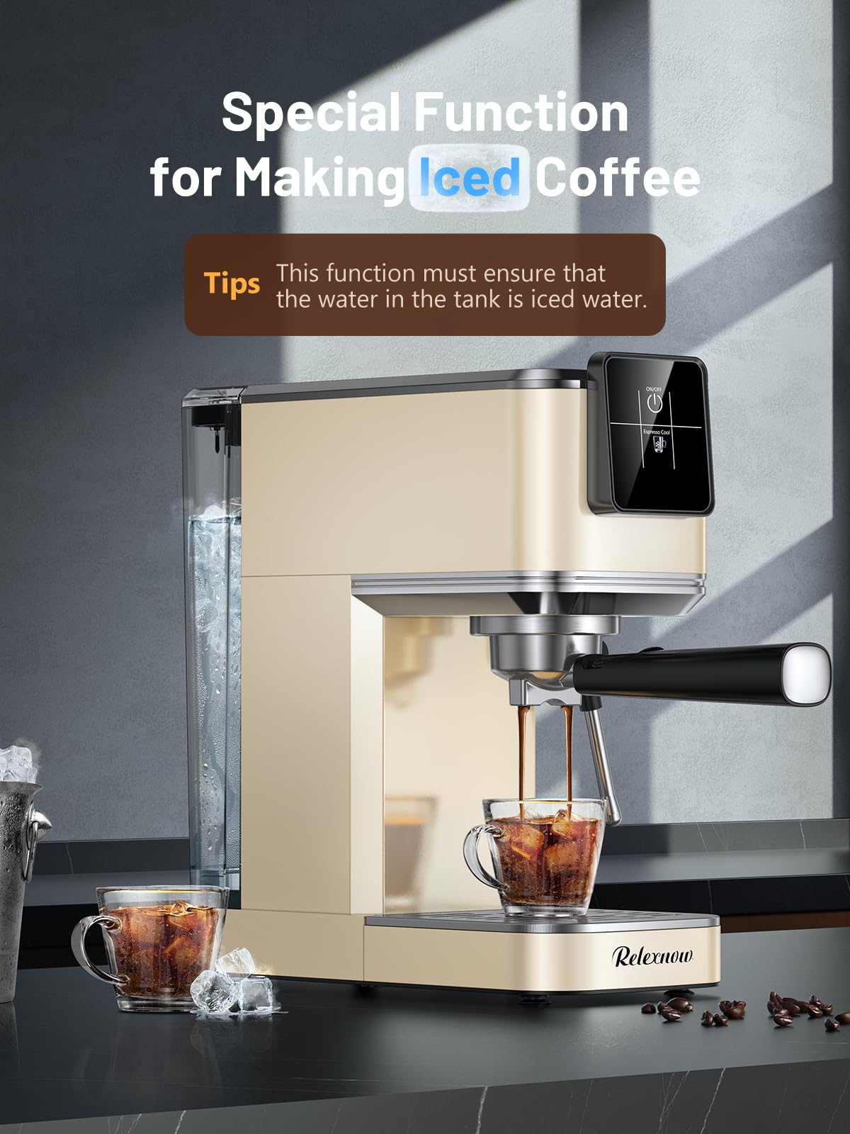 RELEXNOW Espresso Machine - Make Cappuccinos & Lattes -5 RELEXNOW Espresso Machine - Make Cappuccinos & Lattes -5
