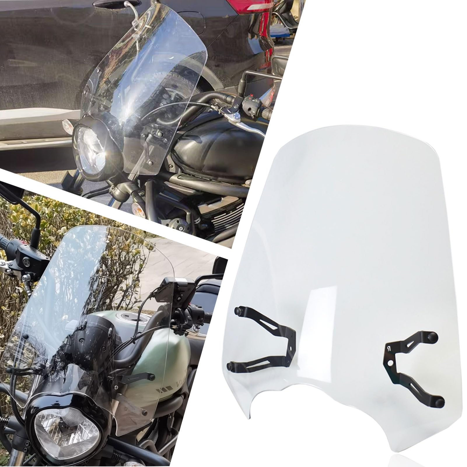 Amazon.com: SHINKXMT Motorcycle Windshield Front Fairing for KA-WA