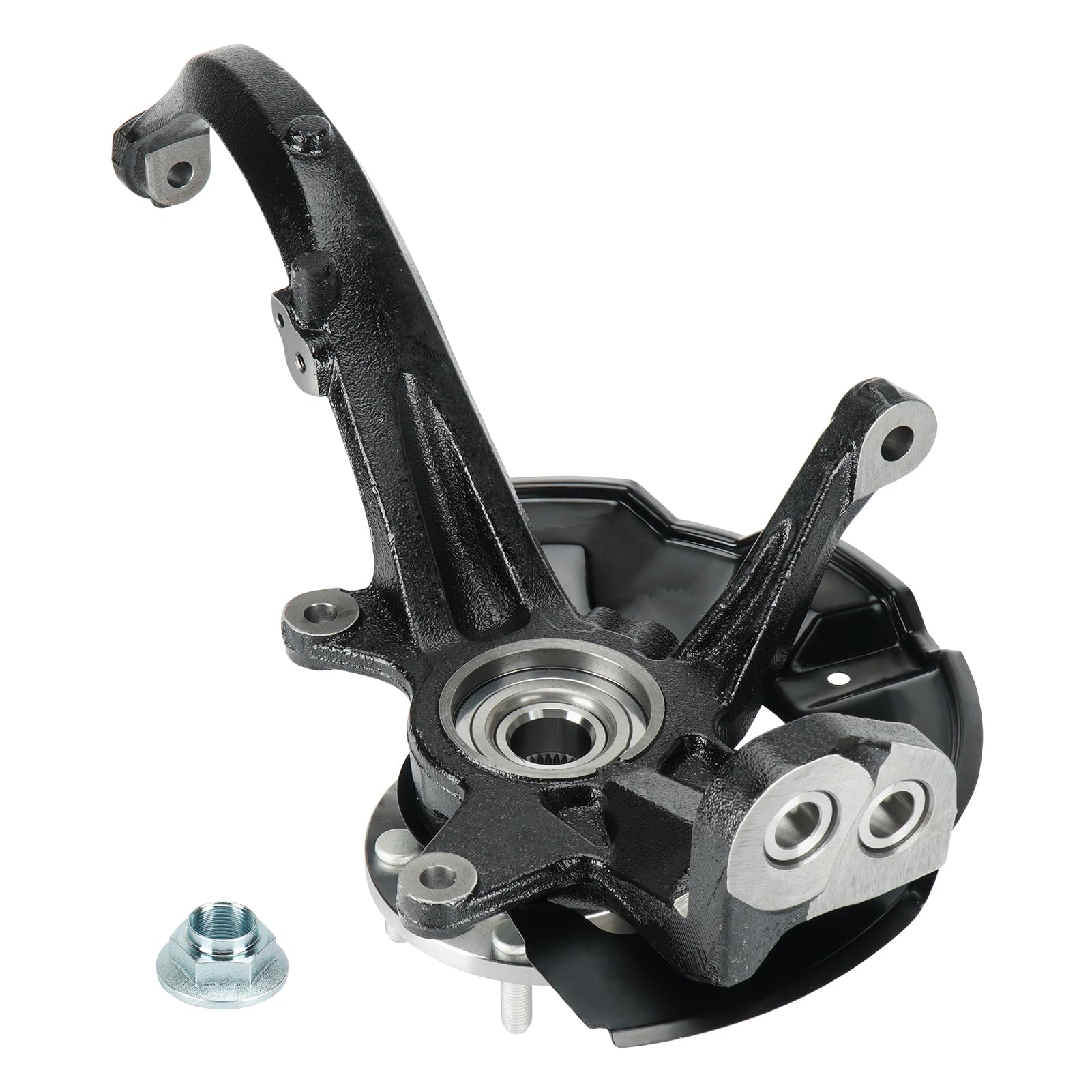 Amazon.com: Front Right Side Steering Knuckle & Wheel