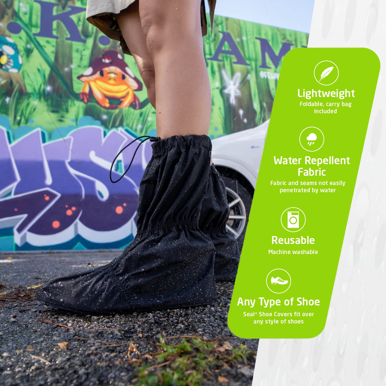 1 Paire De Surchaussures En Silicone, Couvre Chaussure