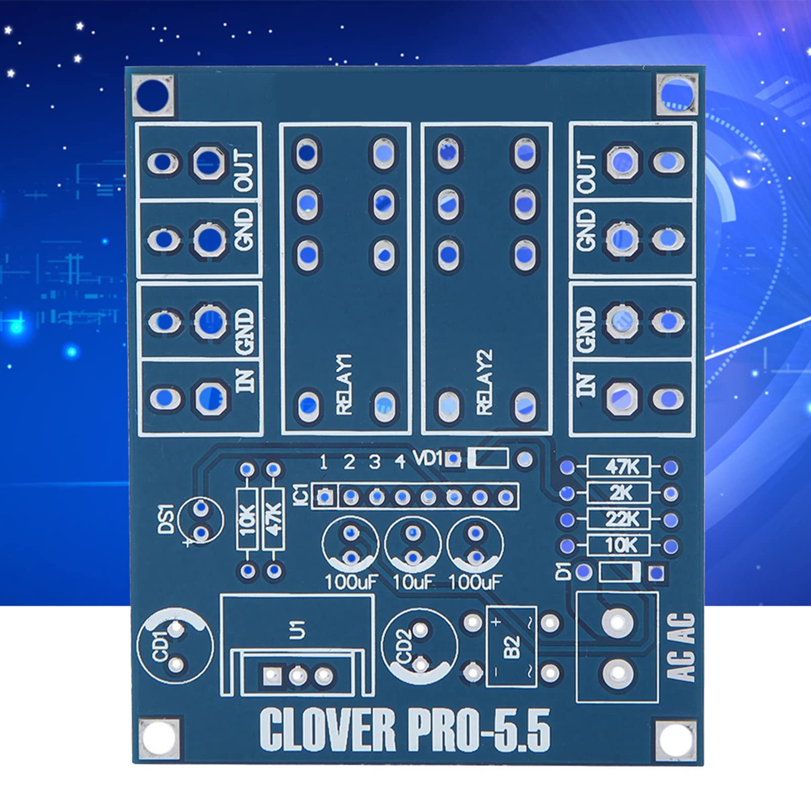 Modulo Protezione Altoparlante UPC1237 Doppio Relè 12-24V Amplificatori Stereo Audio Professionali