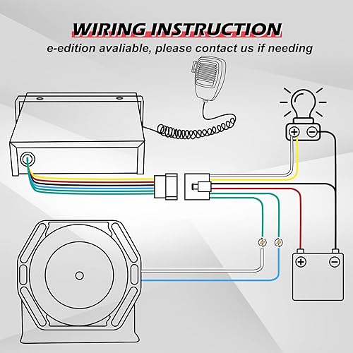 Vista 15 de Altavoz de sirena compacto de 130 dB 200 vatios, carcasa de metal resistente a la intemperie, universal para sirena de 100 W 200 W, 1 unidad
