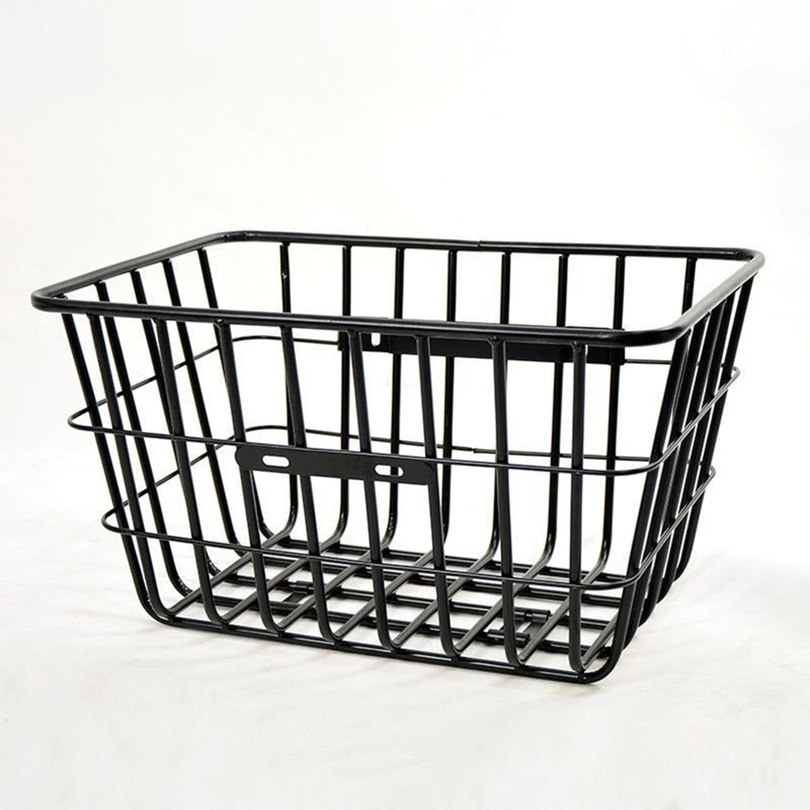 Panier Avant de Vélo Grande Capacité en Fer Robuste, Compatible avec La Plupart des Vélos et Vélos électriques, pour VTT.