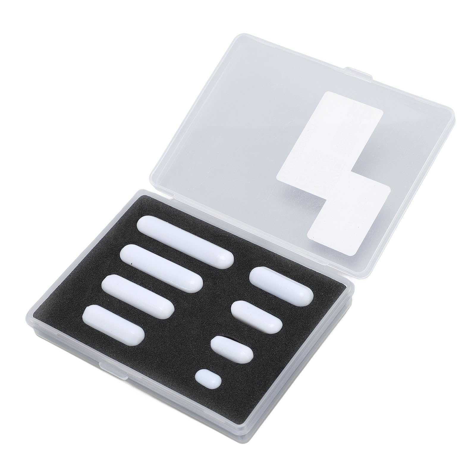 8 Pcs Barres de Sauteuse Magnétique, Taille de Remontée de Tige de Remontée PTFE PTFE pour L'agitateur de Laboratoire 10 Mm 15 Mm 20 Mm 25 Mm 25 Mm 30 Mm 35 Mm 40 Mm