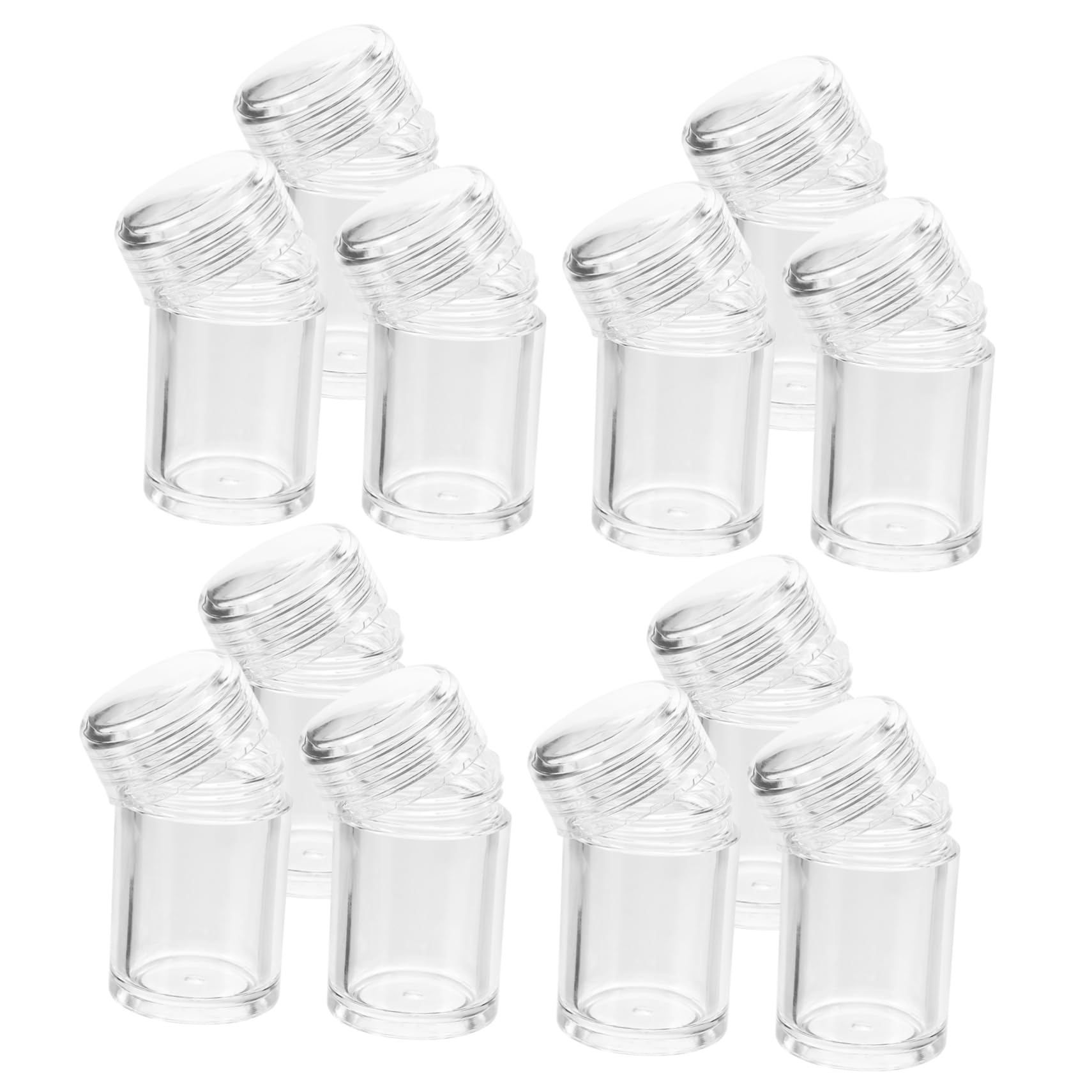 Beavorty 5 Sätze 5 Ml Flasche Für Losen Puder Mit Netz Make Up Spenderflasche Spender Lose Behälter Spüle Hautpflegeflaschen Leerer Behälter Entleerung Von Spülmittel 12 Stück * 5