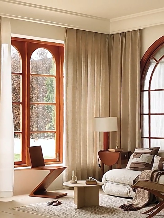 Amazon.co.jp: SXYITE Curtain, Linen Style, Linen Blend, Solid