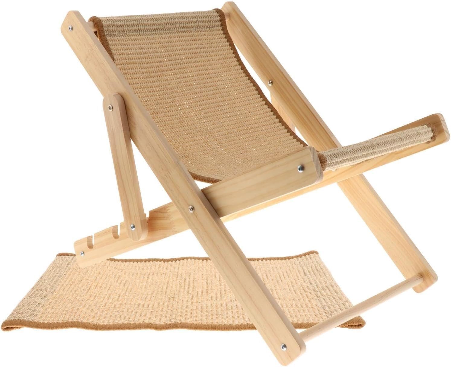 Tiragraffi, Tiragraffi for conigli, Letto amaca for gatti Poltrona for gatti portatile con tappetino in sisal Riposo Tiragraffi for gatti Letto rialzato for conigli Piccoli animali coniglietti Cani Cu