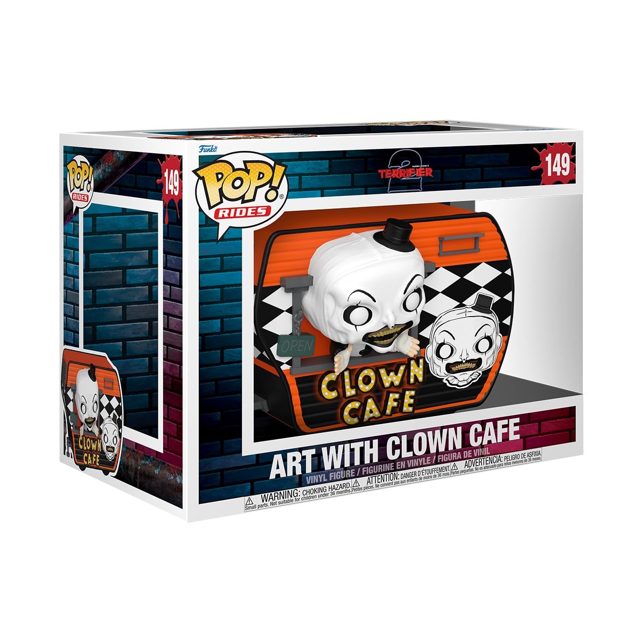 Funko POP! Rides Super Deluxe: Terrifier - Café with Art - Clown Café