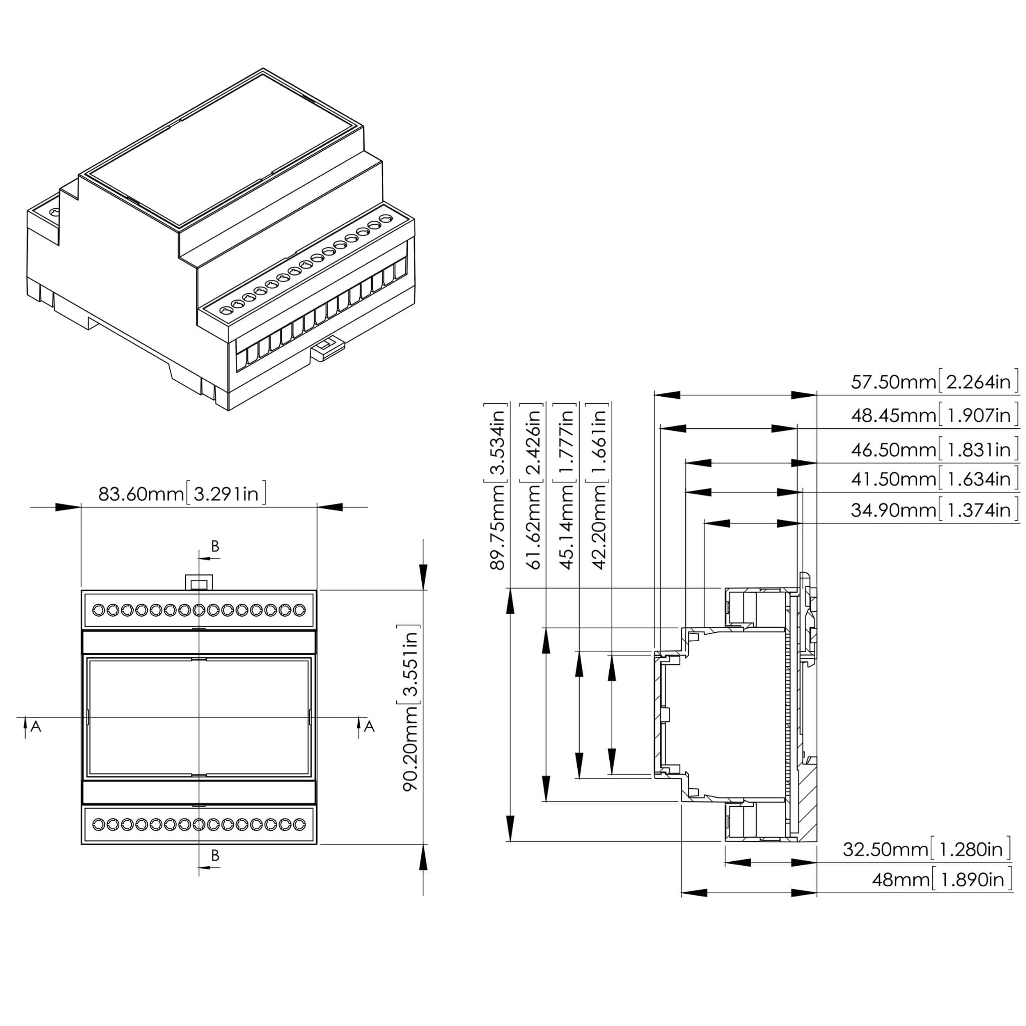 Automat-on Fußbodenheizungscontroller 230V | Fussbodenheizung Steuerung Zigbee CH8Z für 8 Räume | Steuerung Fußbodenheizung mit Tuya, SmartLife oder ohne App | Kompatibel mit Alexa, Google Home