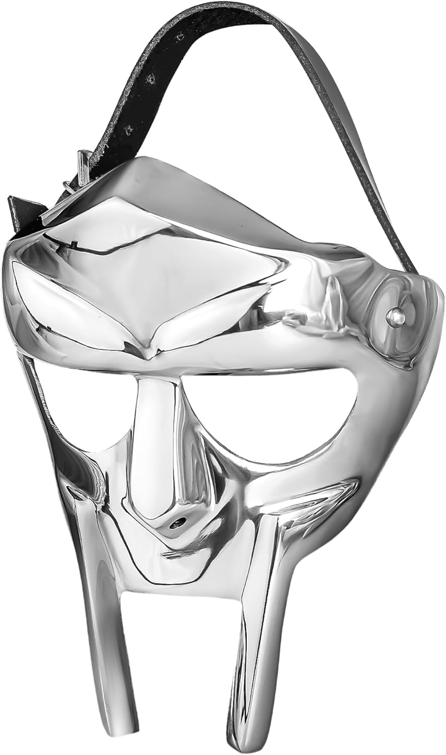 MF Doom Mask – Handcrafted Aluminum Gladiator Helmet Inspired by Doctor Doom | Lightweight Metal Mask for Halloween, Cosplay, LARP, and Display | Gift for Men, Boyfriend or Brother