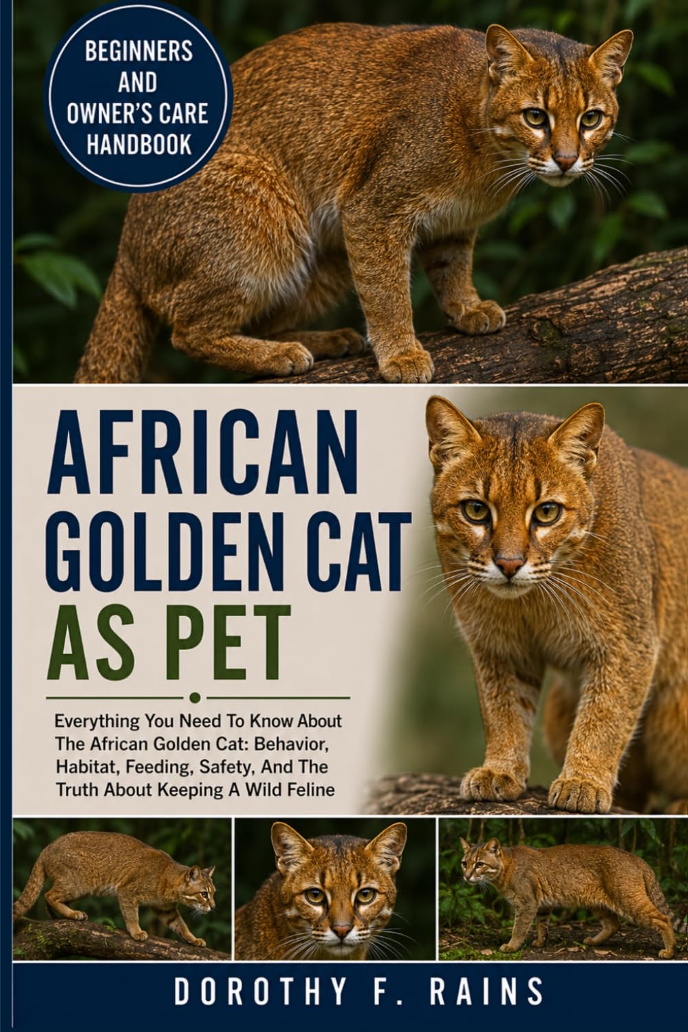 AFRICAN GOLDEN CAT AS PET: Everything You Need To Know About The African Golden Cat: Behavior, Habitat, Feeding, Safety, And The Truth About Keeping A Wild Feline