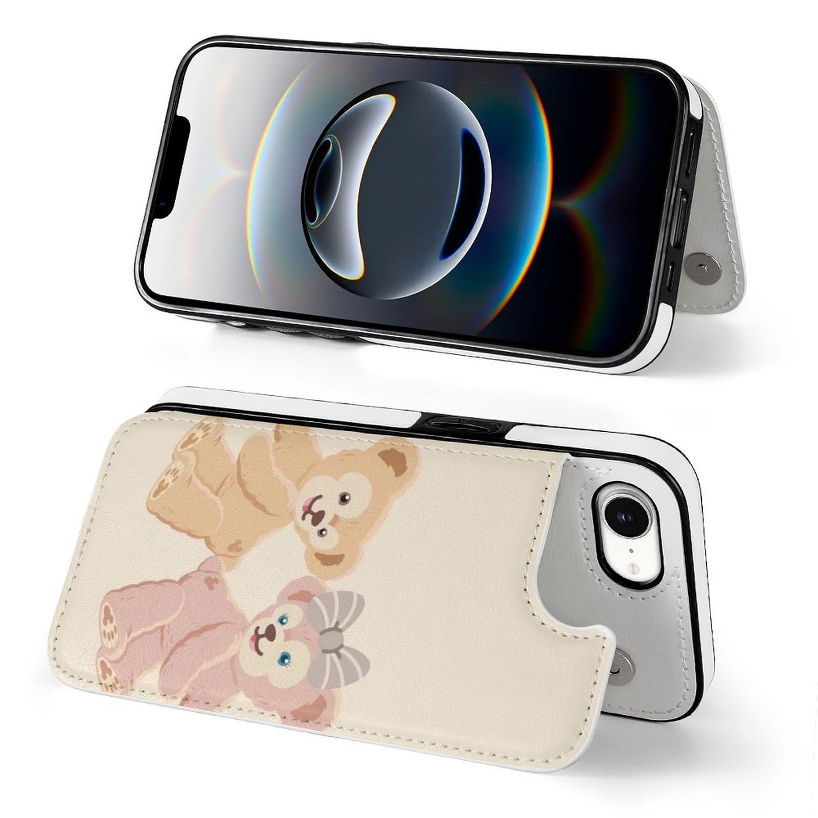 Amazon.co.jp: iPhone 16 E ケース 手帳型 ダッフィー シェリーメイ