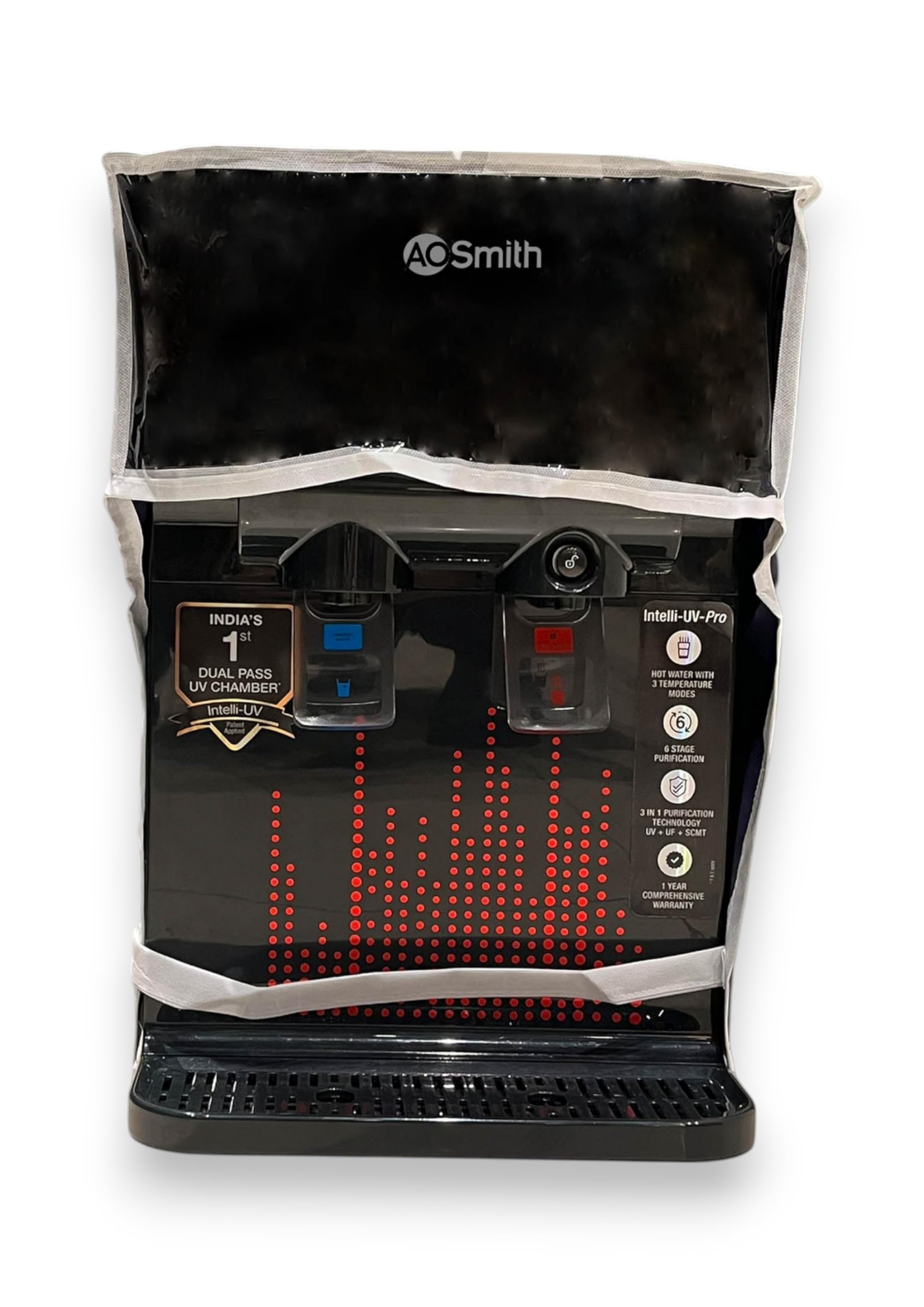 Shivkari-Body Protective Cover for AO Smith Z1 Mineral RO+MF Alkaline Water Purifier, RO+MF Model Waterproof & Dustproof Water Purifier RO Body Cover