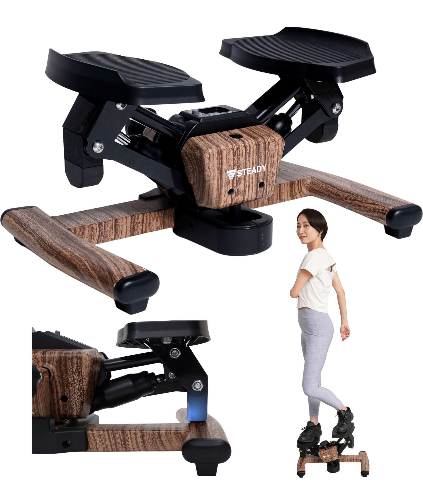 STEADY ステッパー ツイストステッパー 父の日 プレゼント 静音 3WAY…