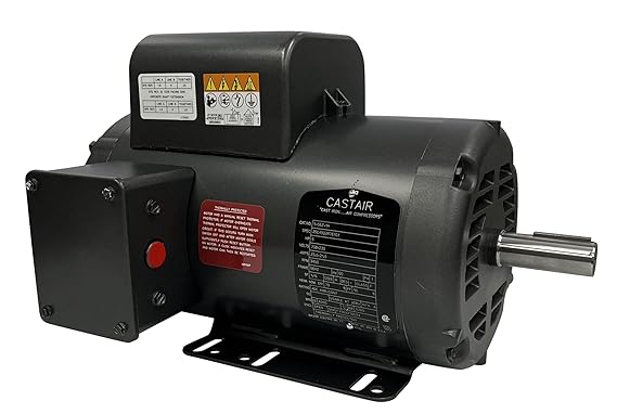 BALDOR 5HP AIR COMPRESSOR ELECTRIC MOTOR