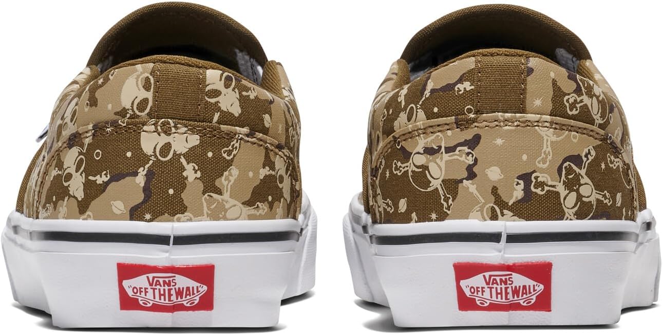 Vans Men's Asher Slip-on Shoes, Alien Skull Camo, 8.5 - Image 3