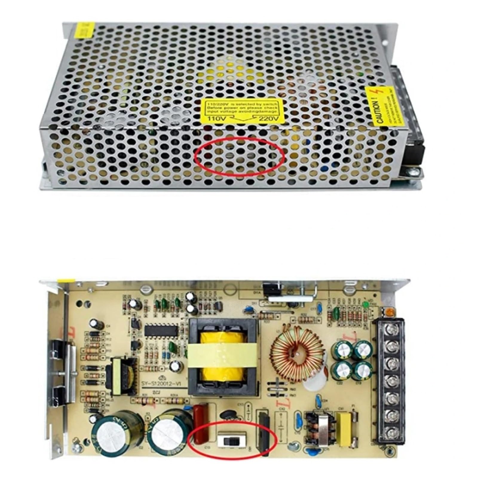 Zasilacz impulsowy Transformator oświetleniowy AC do DC 24V 2A 5A 10A 15A 20A Źródło zasilania Adapter do taśmy LED CCTV Wszechstronny i wydajny(400W)