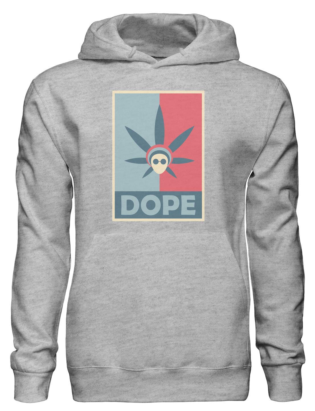 Dope Feels Good Rasta Felpa con Cappuccio Pullover X-Large