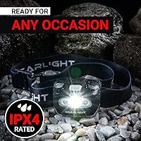 Vista 6 de GearLight Linterna frontal recargable por USB, S500 para correr, acampar y exteriores, faros delanteros LED para campamento, lámpara de cabeza