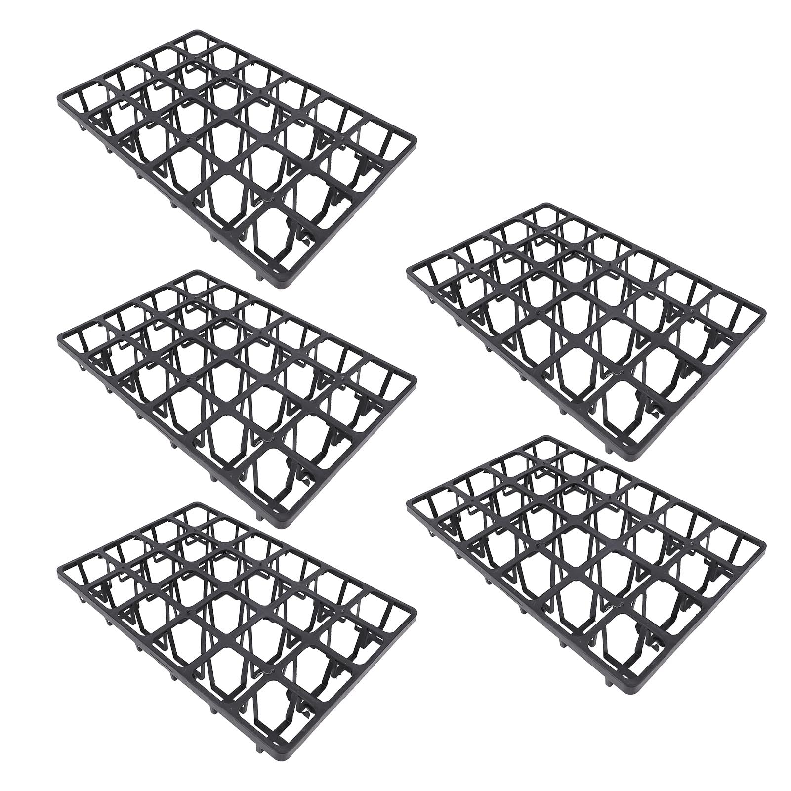 Plateau de support de pot de fleur à 24 cellules stable pour transport sécurisé en serre