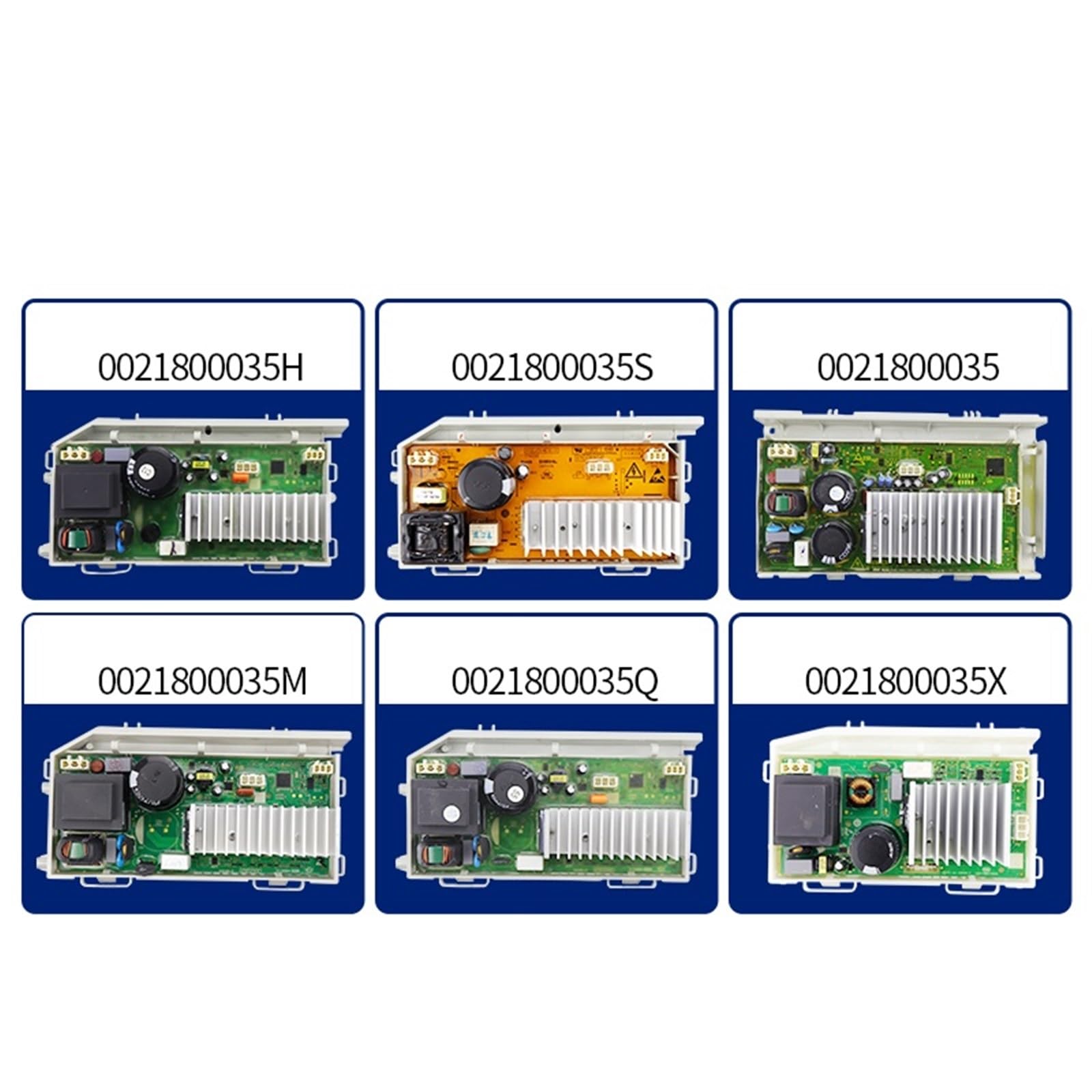 Placa de control del motor de la lavadora de tambor, compatible con Haier. Placa de conversión de frecuencia 0021800035S, 0021800035X, 0021800035W, 0021800035WA.(0021800035WA)